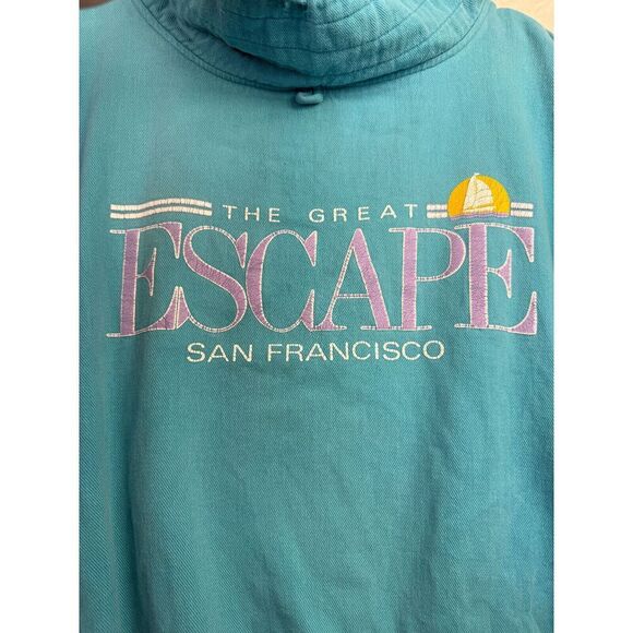 Vintage Cal Pacific Sweatshirt Crawl Neck Escape San Fran Size Small/Medium - Picture 3 of 5